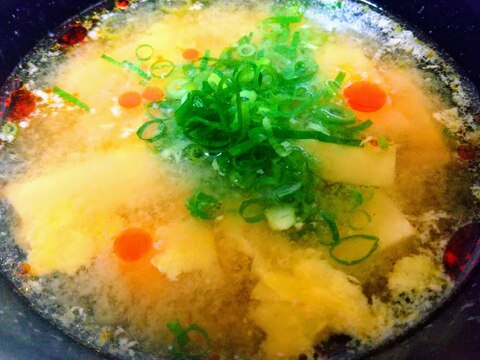 豆腐の酸辣湯スープ